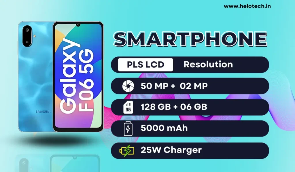 Samsung Galaxy F06 5G: फीचर्स, स्पेसिफिकेशन और कीमत